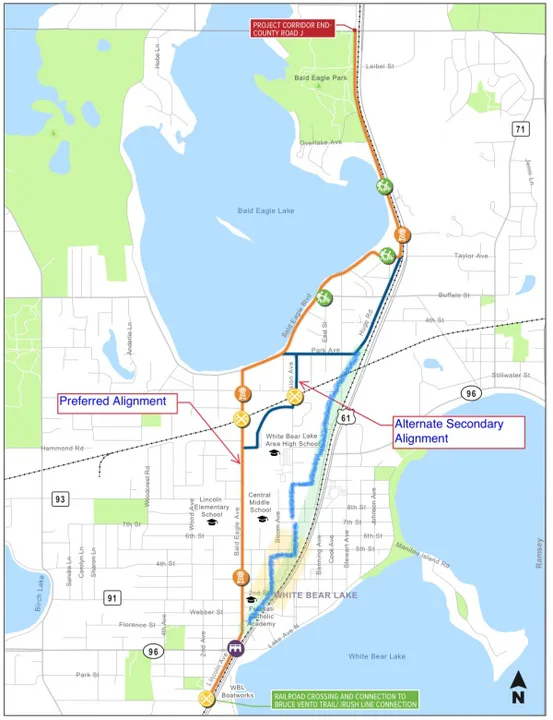 Bruce Vento Trail to White Bear Lake - Don’t Bypass the Business District