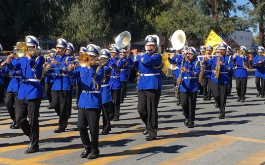 Marching Band for PE Credit in Hayward Unified District