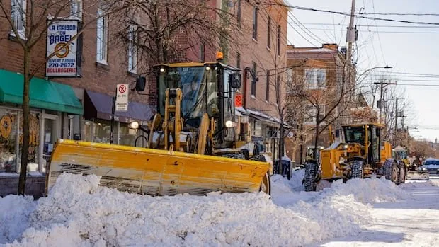Snow Cleaning on Westbury Ave