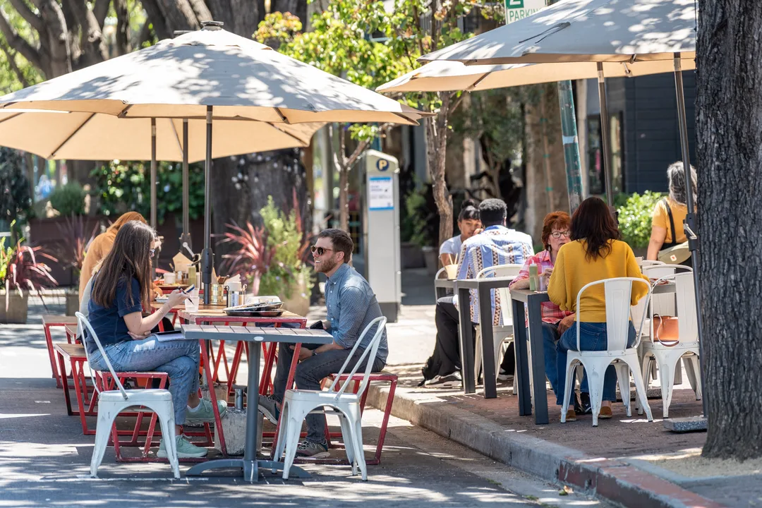 Little Fountain Cafe Outside Patio Permit