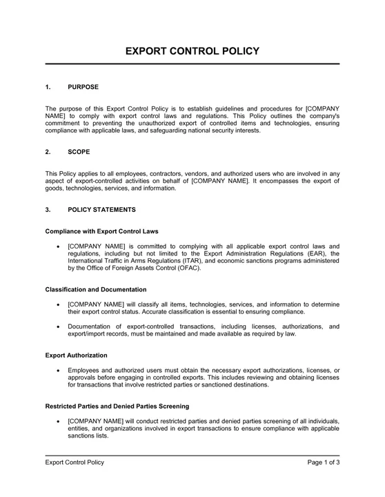 Make Export Controls the Topic