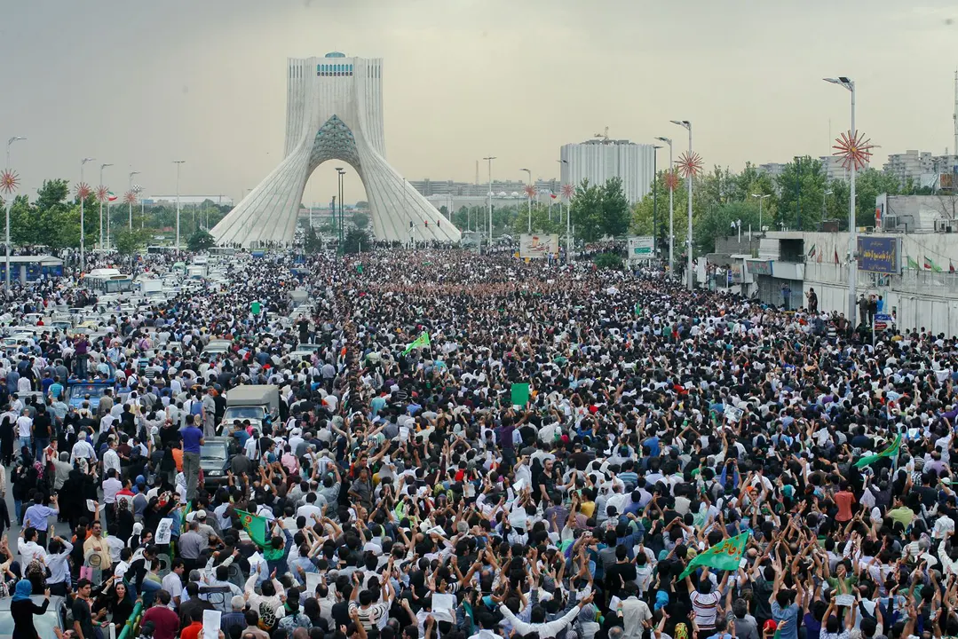 Protest against Iran election and ahmadi nejad