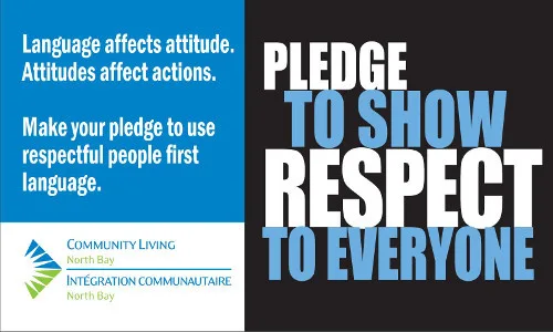 Community Living North Bay Respect Campaign 2018