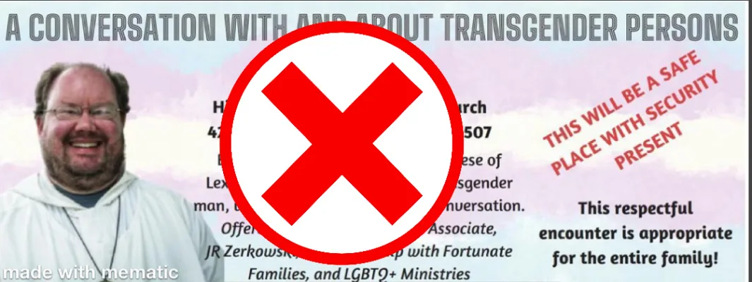 To Bishop Stowe:  Stop The Transgender Talk At Historic St Paul