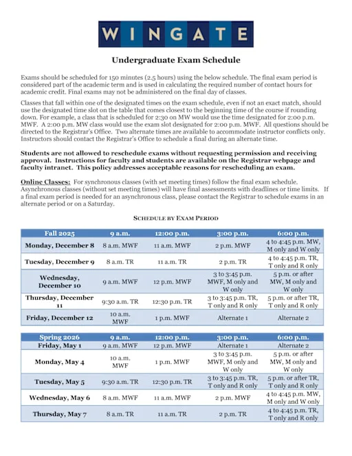 Rescheduling of datesheet