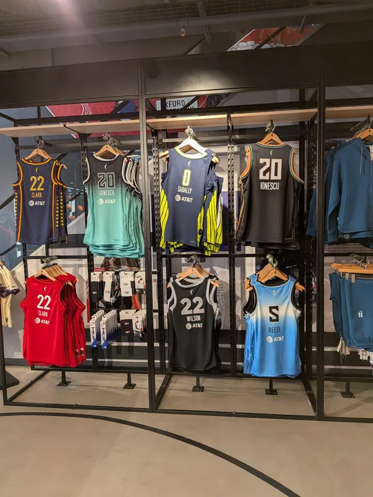 FIGHT FOR WNBA JERSEYS IN STORES