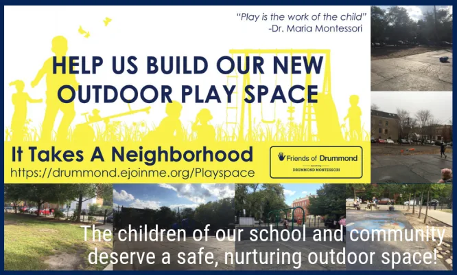 Join Drummond, a CPSchool, in requesting support to build a new Community Playspace!