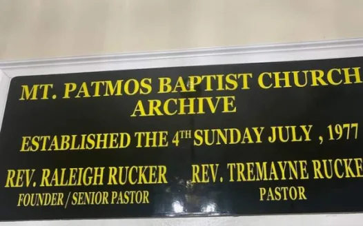 Restore Pastor Tremayne Rucker as leadership at Mount Patmos Baptist Church in Decatur, Ga.