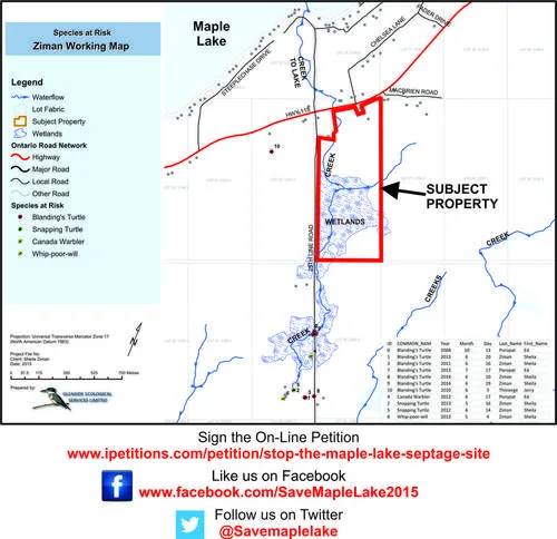 STOP THE MAPLE LAKE SEPTAGE SITE !!!