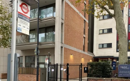 Reconsider the location of the bus stop outside Rutherford House School