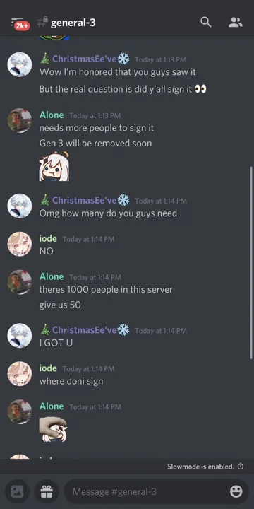 Bring General 3 Back