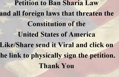 Ban Sharia Law