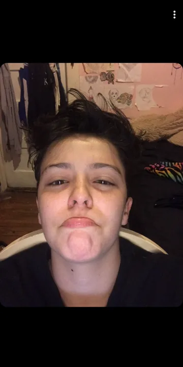 Abby doesn’t like Passion breathing on her neck
