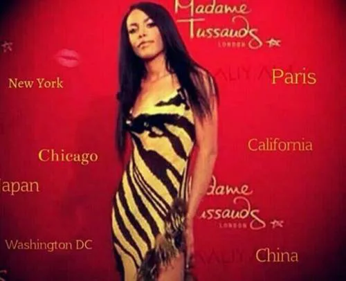 Aaliyah In Madame Tussaud's Wax Museum