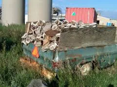 Clean up of illegally dumped oil filters on Fort Berthold Indian Reservation in western North Dakota.