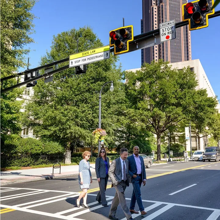 10th and Monroe Drive intersection - Bike Lane needs to go