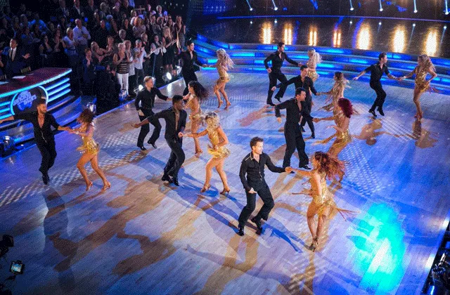 dancing with the fans
