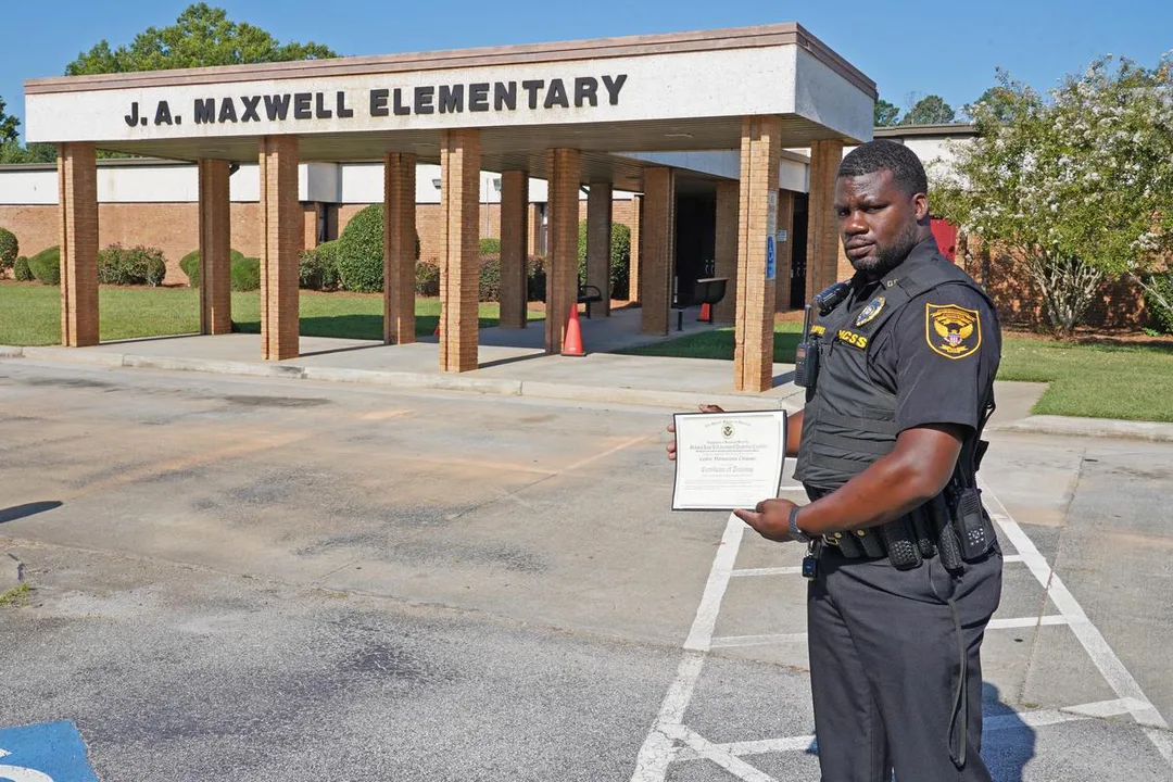 On Duty Police Officer At Each Poquoson School