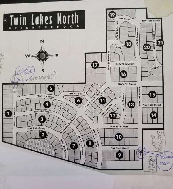 Twin Lakes North Street Closures