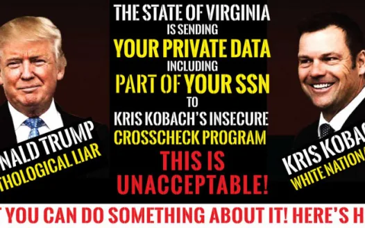 Fight Voter Suppression - Stop Crosscheck Virginia