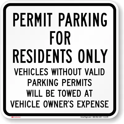 Petition to require a permit to park on 42nd Street