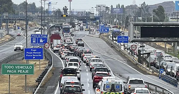 Tag en Peaje Las Canteras - Autopista Los Libertadores