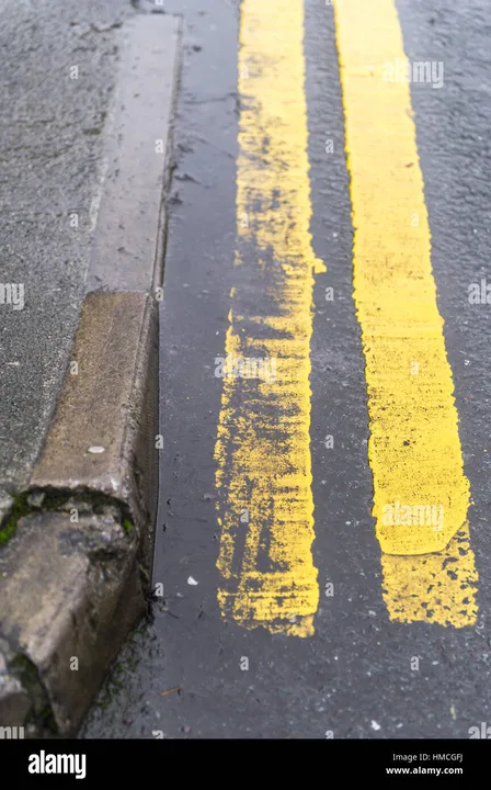Yellow Lines in Ruthin Town