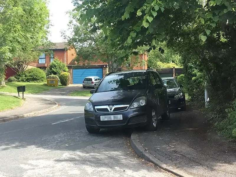 Stop the dangerous parking on the Waterperry Road, Holton