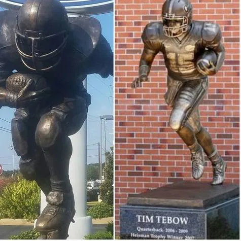 Place "Oh you Herschel Walker" sculpture  at Sanford Stadium
