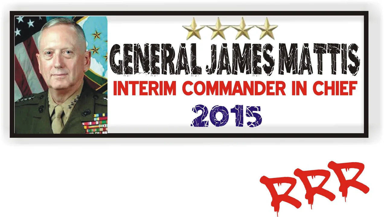 General James Mattis Please Lead The Second American Revolution