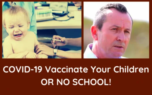 No Mandatory Child COVID-19 Vaccination in Western Australia