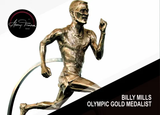Help Billy Mills' statue make it to the Tokyo Olympics!