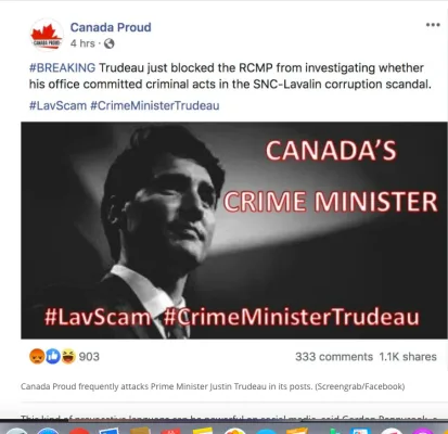 Canadian Media  Misleading  with Ring Wing Attacking Tabloid Style Reporting