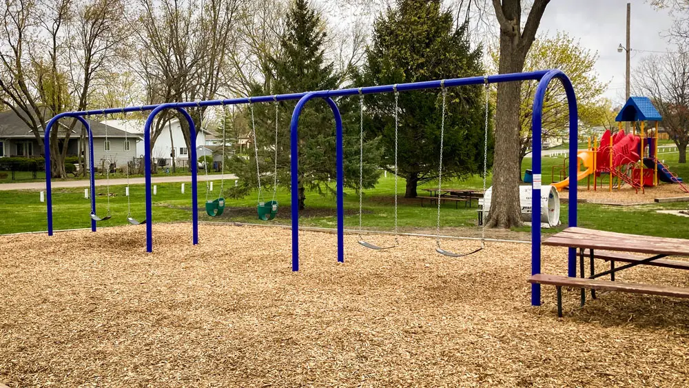Swings for Serrano\'s Greenview Park