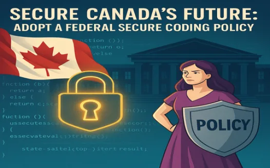 Secure Canada’s Future: Adopt a Federal Secure Coding Policy for All Government Software