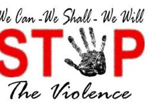 Stop Violence. Maintain Peace and Harmony