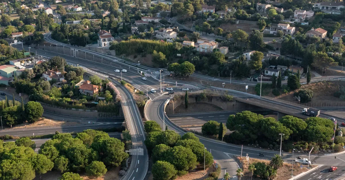 Mur anti-bruit Autoroute Mougins partie Est