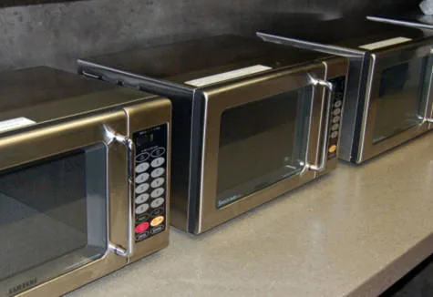 Microwaves in the canteen of BAAA
