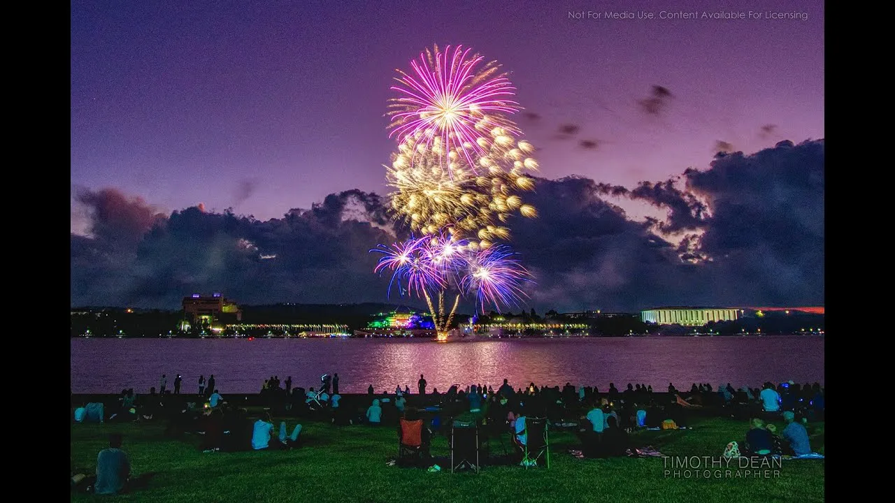 ban all the fireworks in CANBERRA