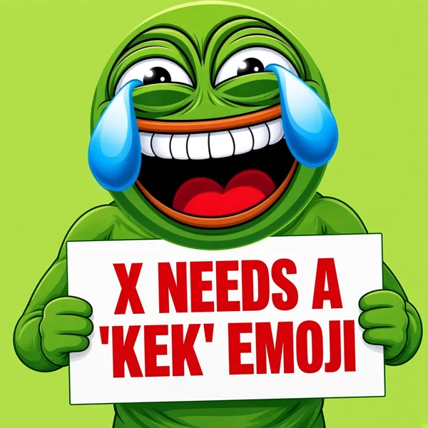 X NEEDS A KEK EMOJI!