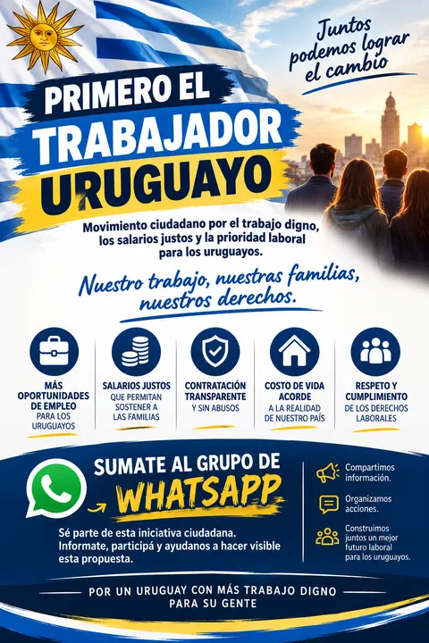 Proyecto Nacional por los derechos laborales del Uruguayo.