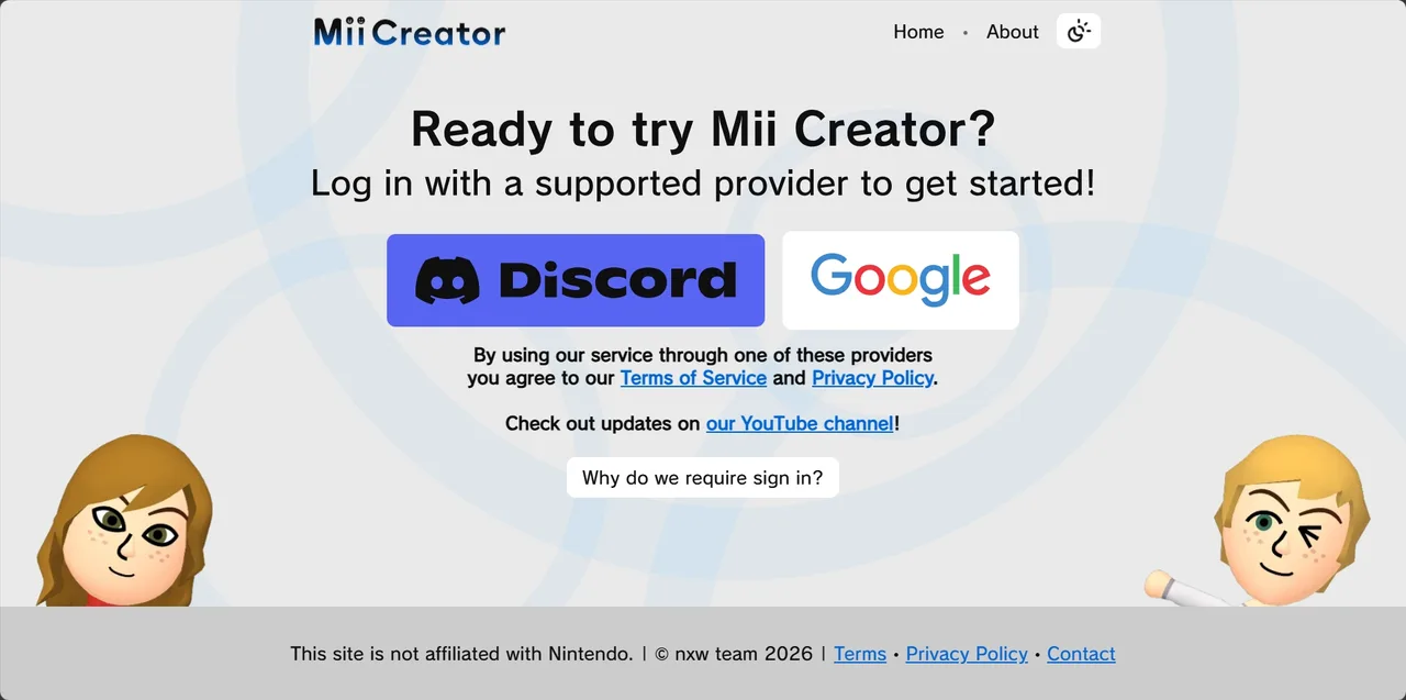 Bring back guest mode in Kat21's Mii Creator