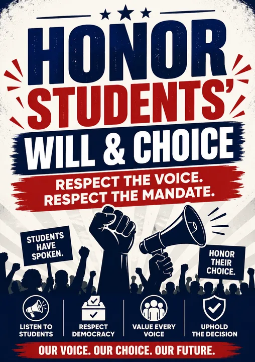 HONOR STUDENTS’ WILL & CHOICE