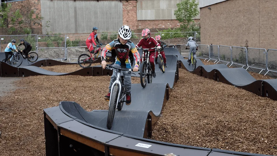 Support for a Pump Track on Reydon Recreation Ground.