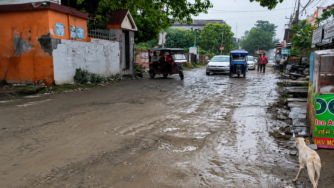 Immediate Repair of the Damaged Stretch of Rampur Ghat Road
