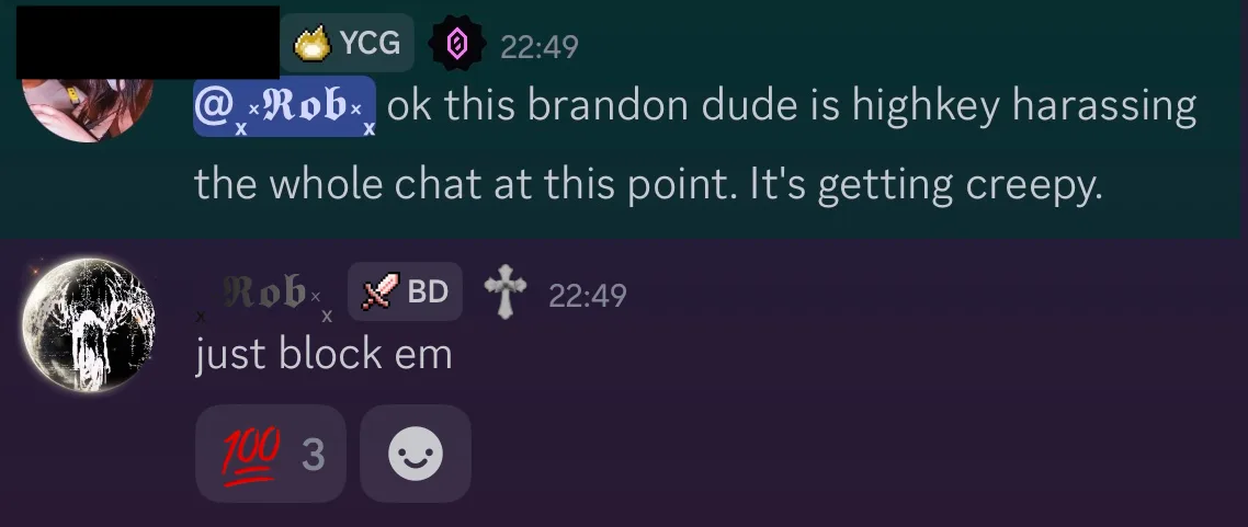 Investigate the Caseoh discord admin/mod team behavior