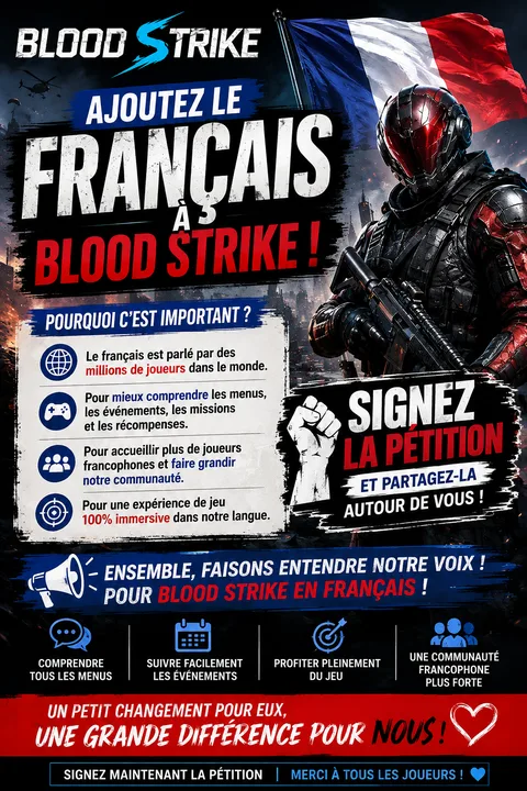 Ajouter le français à blood strike