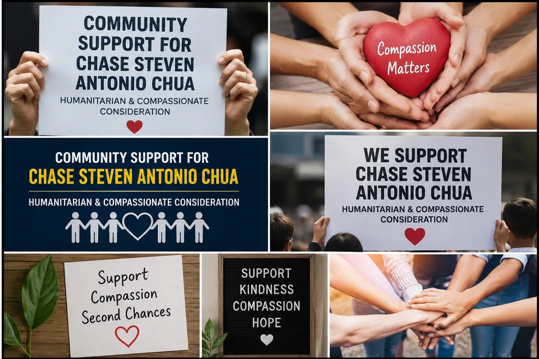 COMMUNITY SUPPORT FOR CHASE STEVEN ANTONIO CHUA – H&C
