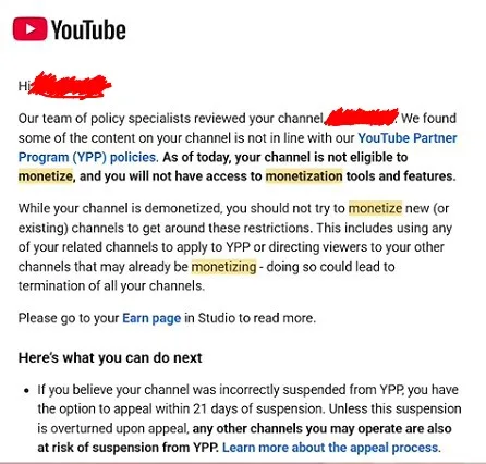 Stop using AI to moderate YouTube Channels