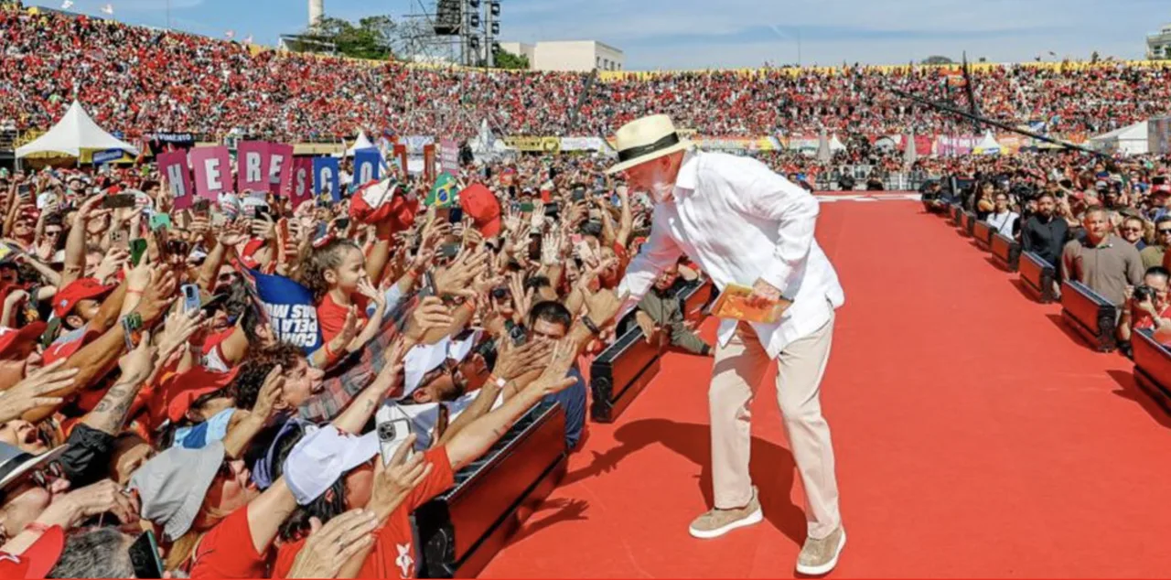 Por um Brasil soberano e melhor, Lula outra vez!